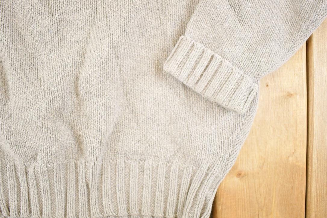 Vintage 1990s Polo By Ralph Lauren Loose Knit Sweater Men's L from propervintagecanada