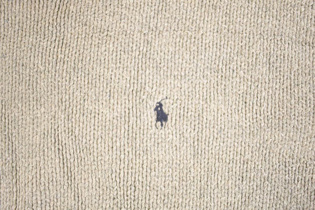 Vintage 1990s Polo By Ralph Lauren Loose Knit Sweater Men's L from propervintagecanada