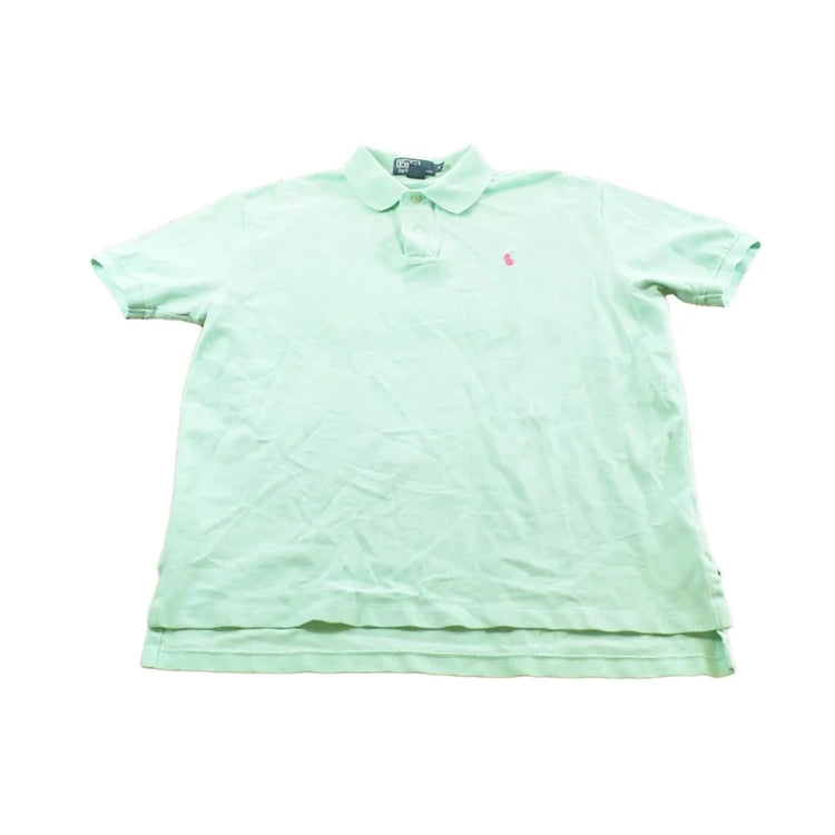 Vintage 1990s Polo By Ralph Lauren Quarter Button Collared Shirt Men's Large from propervintagecanada