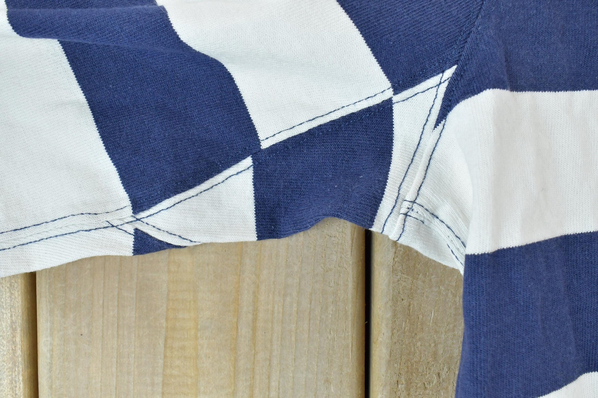 Vintage 1990s Polo By Ralph Lauren Quarter Button Up Long Sleeve Rugby Style Shirt from propervintagecanada