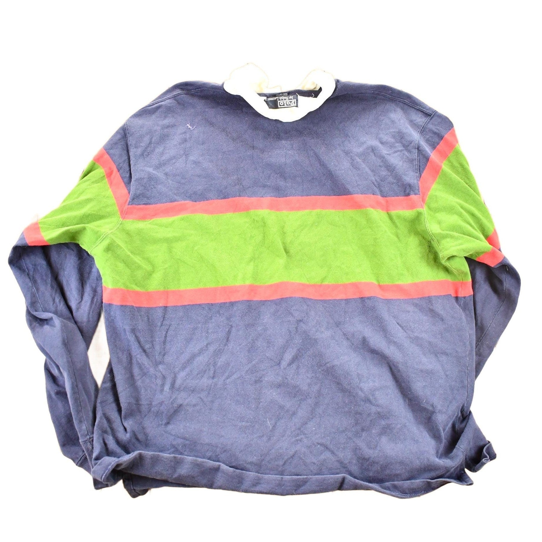 Vintage 1990s Polo By Ralph Lauren Quarter Button Up Polo Shirt Mens XL from propervintagecanada
