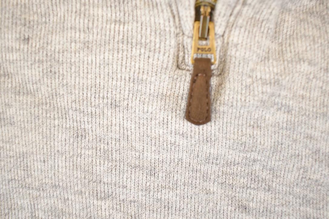 Vintage 1990s Polo By Ralph Lauren Quarter Zip Knit Sweater Men's M from propervintagecanada