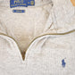 Vintage 1990s Polo By Ralph Lauren Quarter Zip Knit Sweater Men's M from propervintagecanada