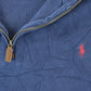 Vintage 1990s Polo By Ralph Lauren Quarter Zip Sweatshirt Men's XL Tall from propervintagecanada