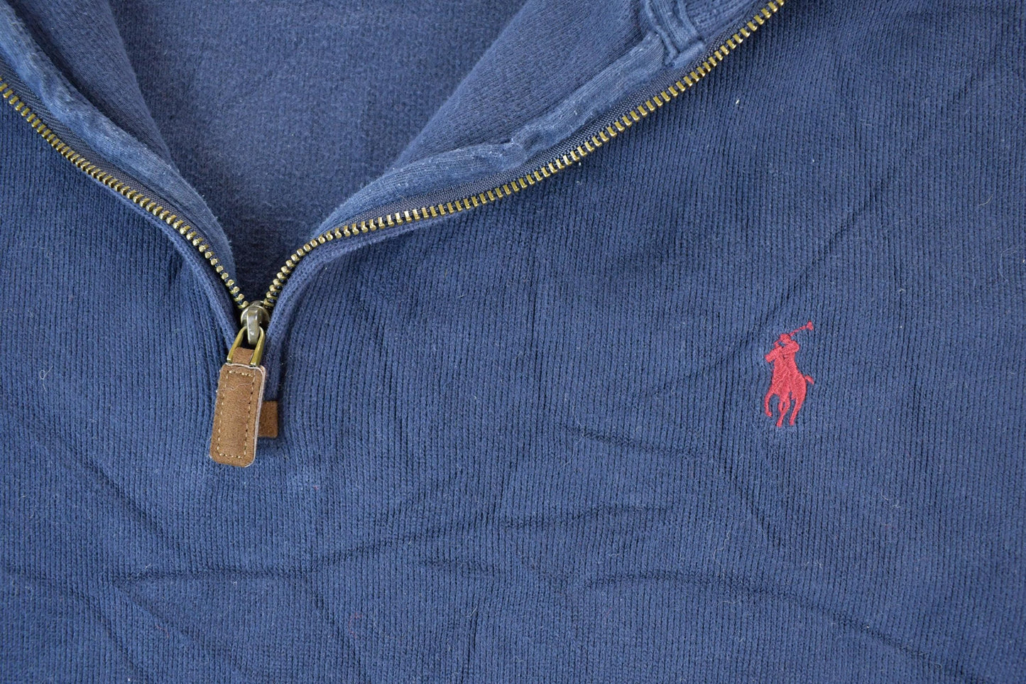 Vintage 1990s Polo By Ralph Lauren Quarter Zip Sweatshirt Men's XL Tall from propervintagecanada