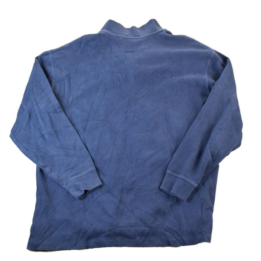 Vintage 1990s Polo By Ralph Lauren Quarter Zip Sweatshirt Men's XL Tall