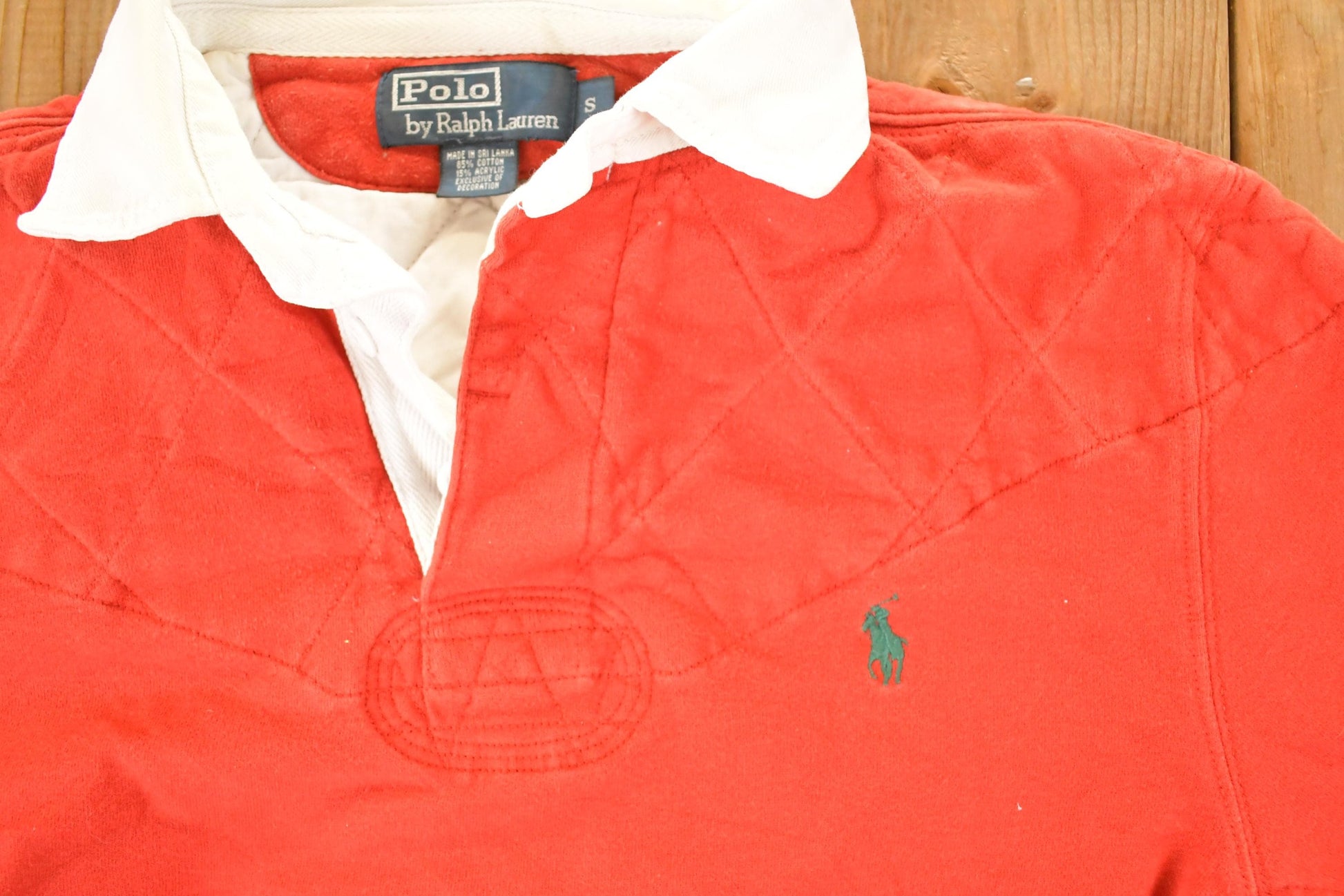 Vintage 1990s Polo By Ralph Lauren Rugby Button Up Shirt Mens S / Vintage Polo Button Up from propervintagecanada