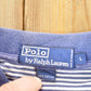 Vintage 1990s Polo By Ralph Lauren Striped Yacht Quarter Button Up Shirt Mens L from propervintagecanada