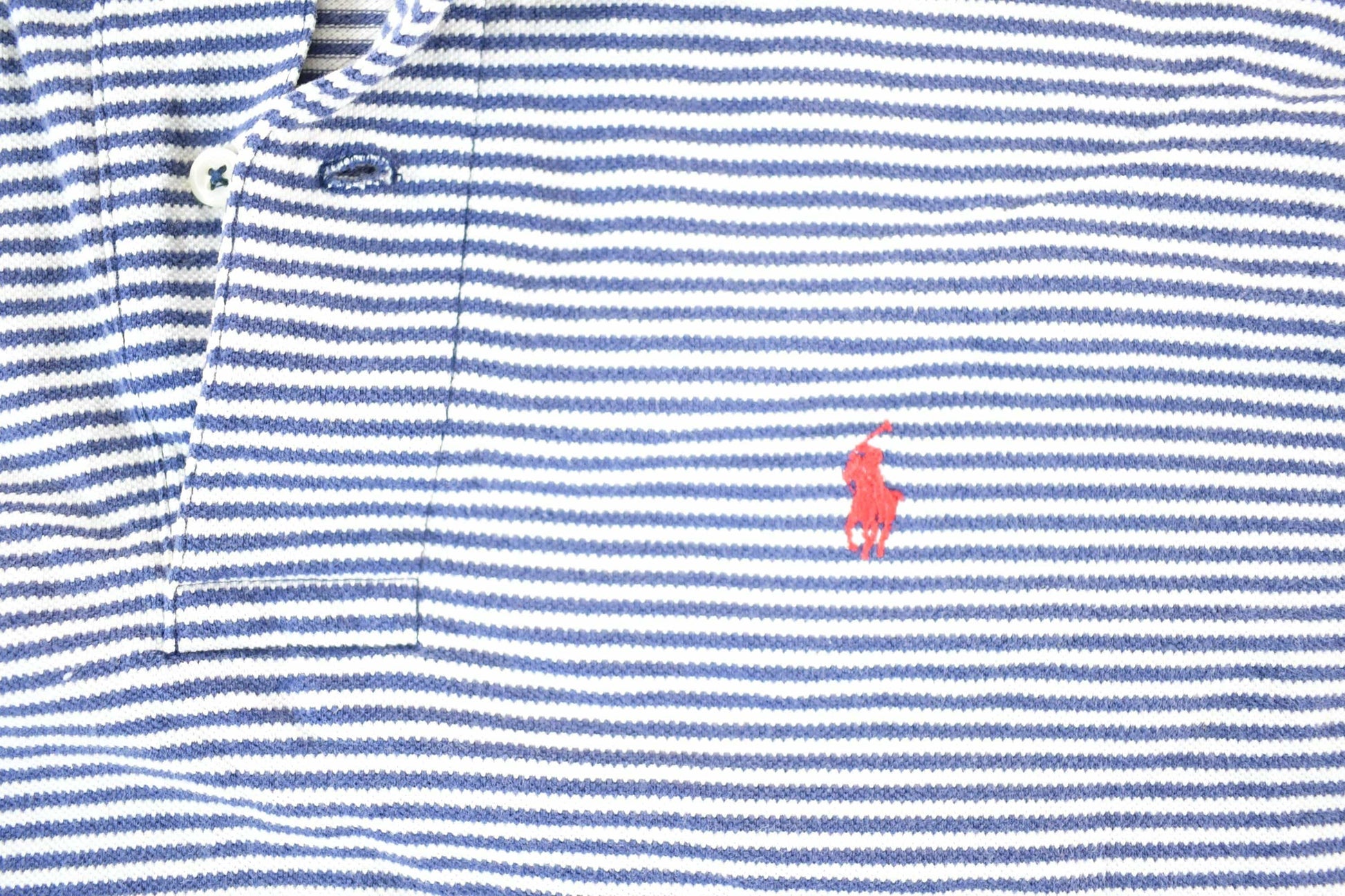 Vintage 1990s Polo By Ralph Lauren Striped Yacht Quarter Button Up Shirt Mens L from propervintagecanada
