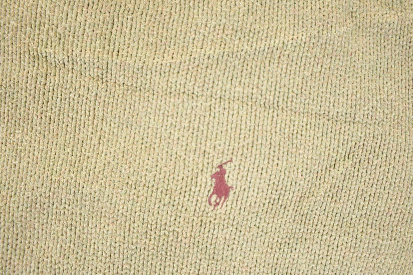 Vintage 1990s Polo By Ralph Lauren Tan Knit Crewneck Sweater Mens L from propervintagecanada