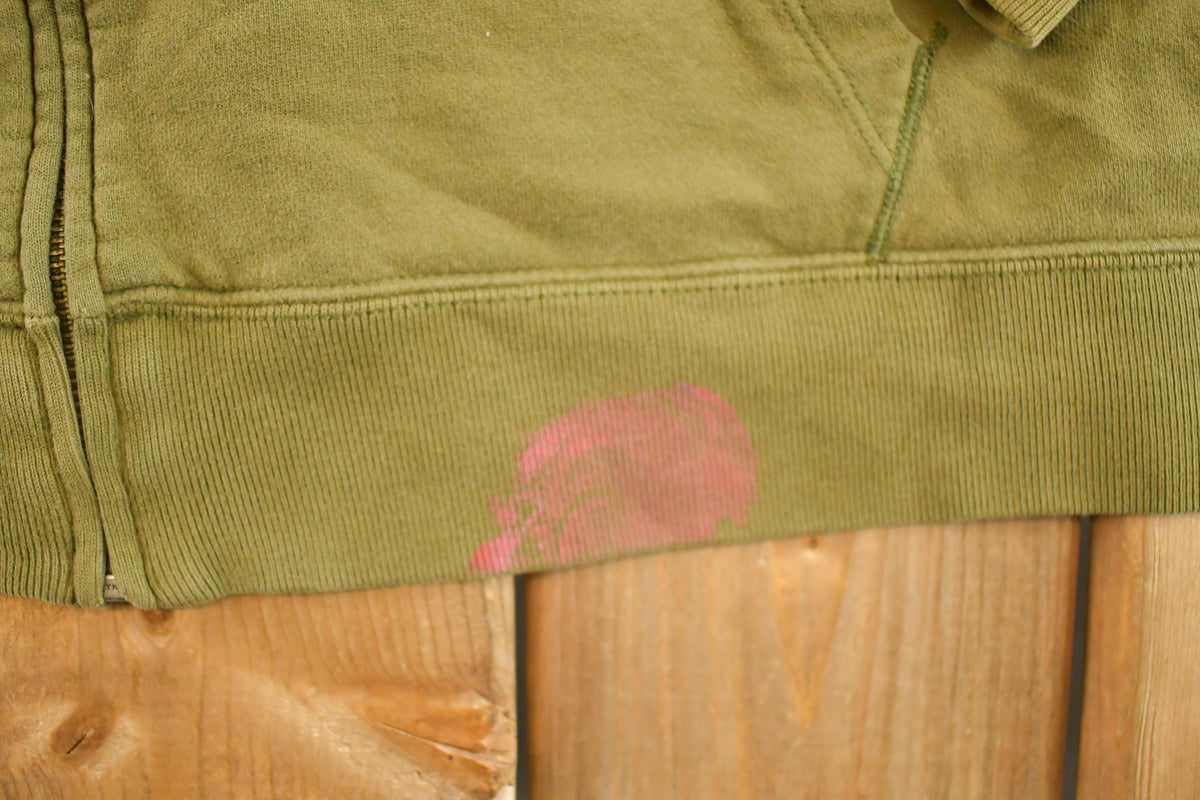 Vintage 1990s Polo By Ralph Lauren Zip Up Hoodie Sweatshirt Men's XXL from propervintagecanada