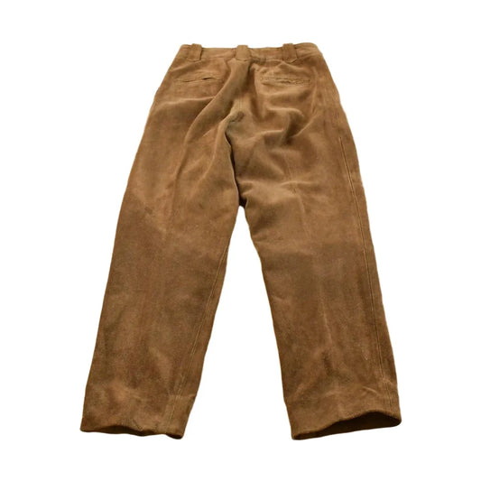 Vintage 1990s Polo Country Western Leather Suede Pants Women's 29 x 29 from propervintagecanada