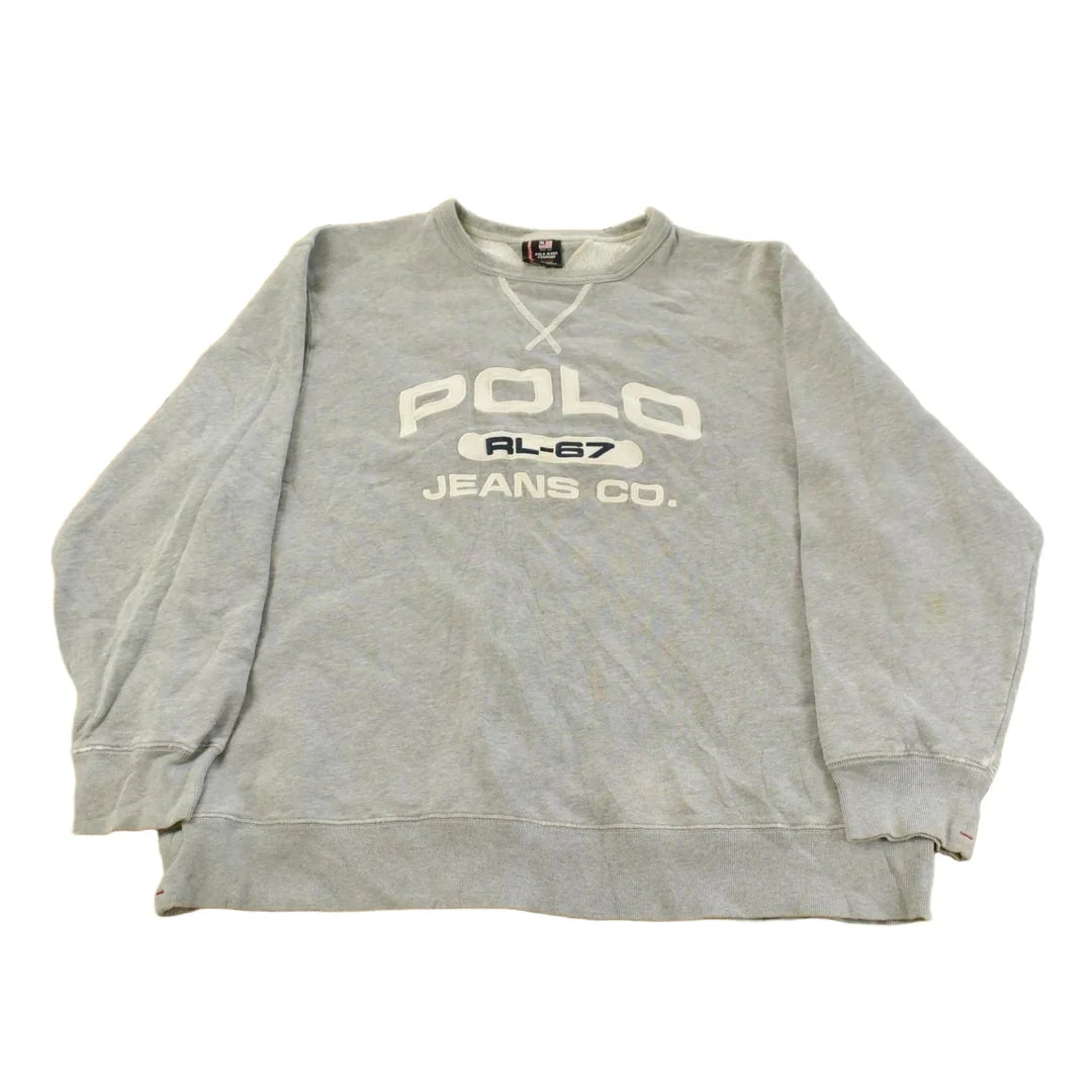 Vintage 1990s Polo Jeans Co. Ralph Lauren Crewneck Sweatshirt Men's XL from propervintagecanada