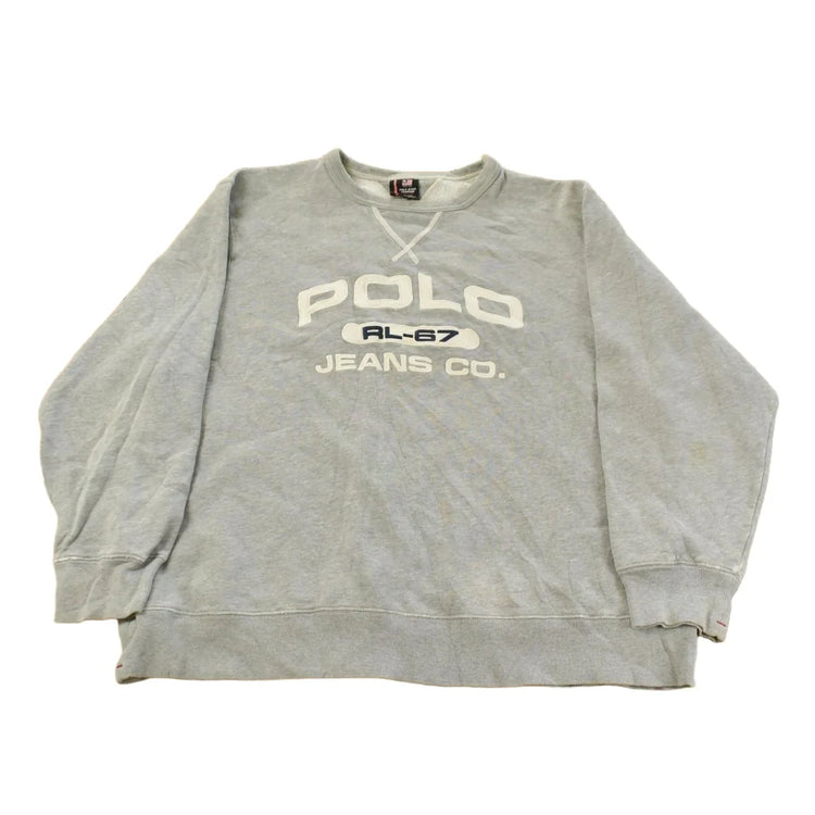Vintage 1990s Polo Jeans Co. Ralph Lauren Crewneck Sweatshirt Men's XL from propervintagecanada