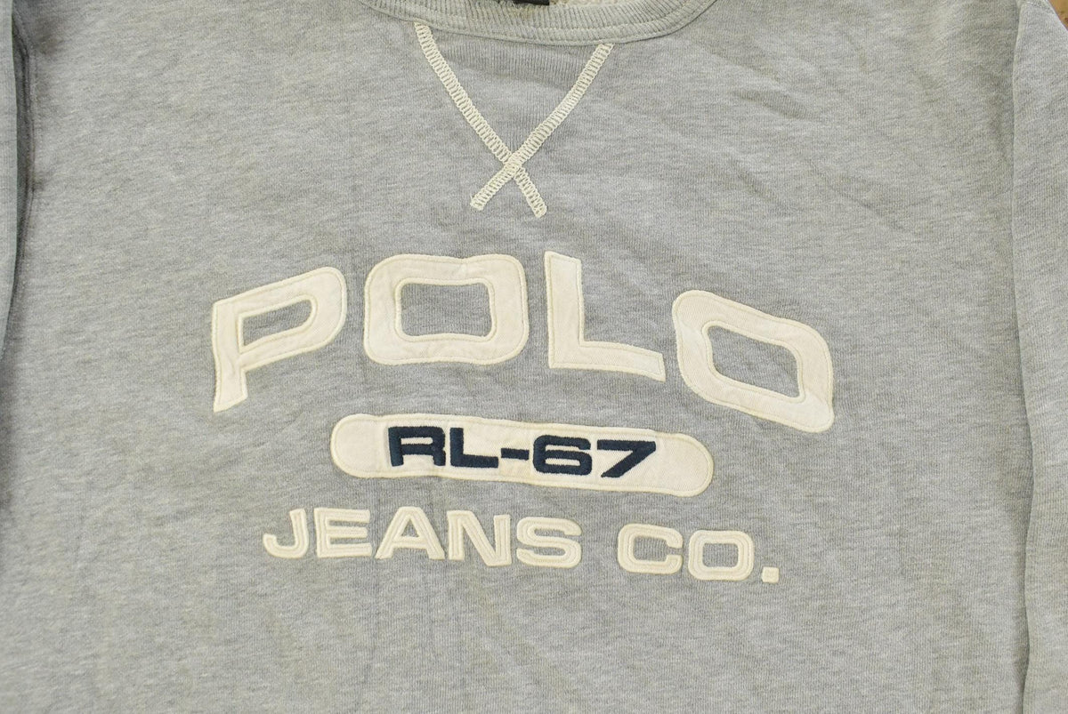 Vintage 1990s Polo Jeans Co. Ralph Lauren Crewneck Sweatshirt Men's XL from propervintagecanada
