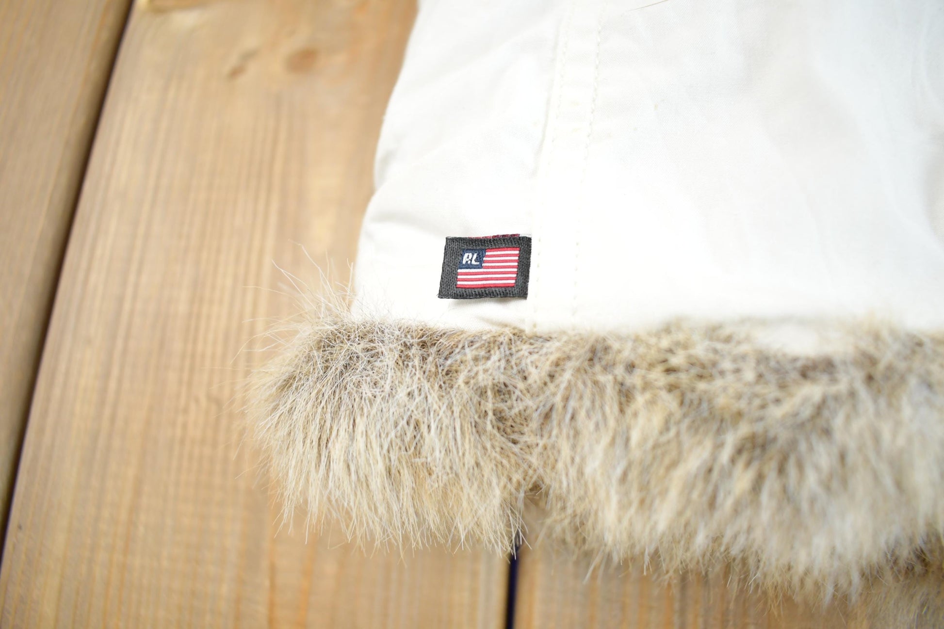 Vintage 1990s Polo Jeans Fur Lined Embroidered Sweater Vest Women's M from propervintagecanada