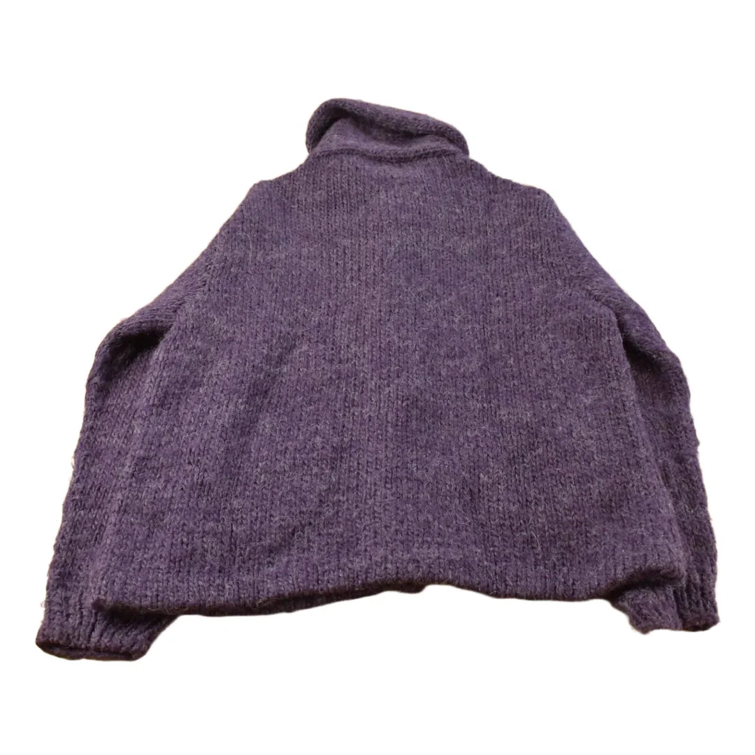 Vintage 1990s Polo Ralph Lauren Alpace Wool Hand Knit Cardigan Sweater Women's XL from propervintagecanada