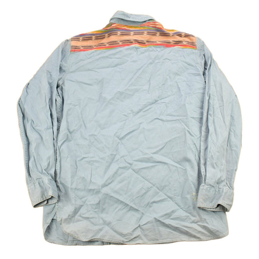 Vintage 1990s Polo Ralph Lauren Aztec Shoulder Button Up Shirt Men's MMen's Medium