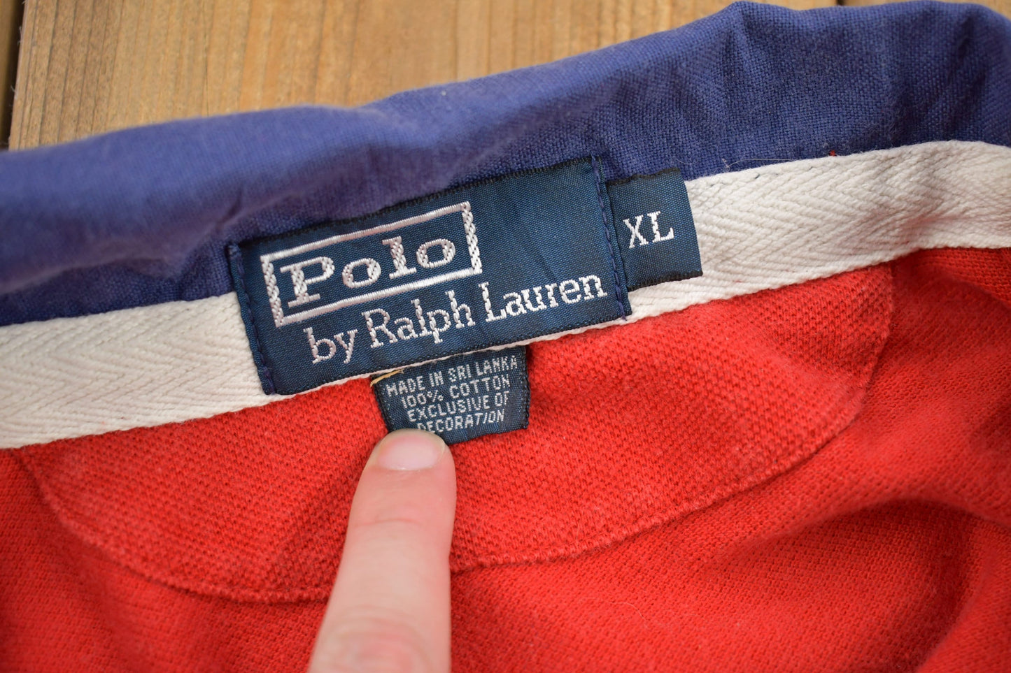 Vintage 1990s Polo Ralph Lauren Blank Button Up Shirt Men's XL from propervintagecanada