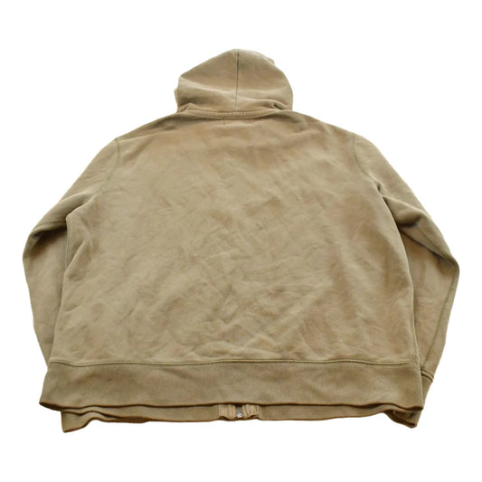 Vintage 1990s Polo Ralph Lauren Blue Thermal Lined Full Zip Hoodie Men's 2XL from propervintagecanada