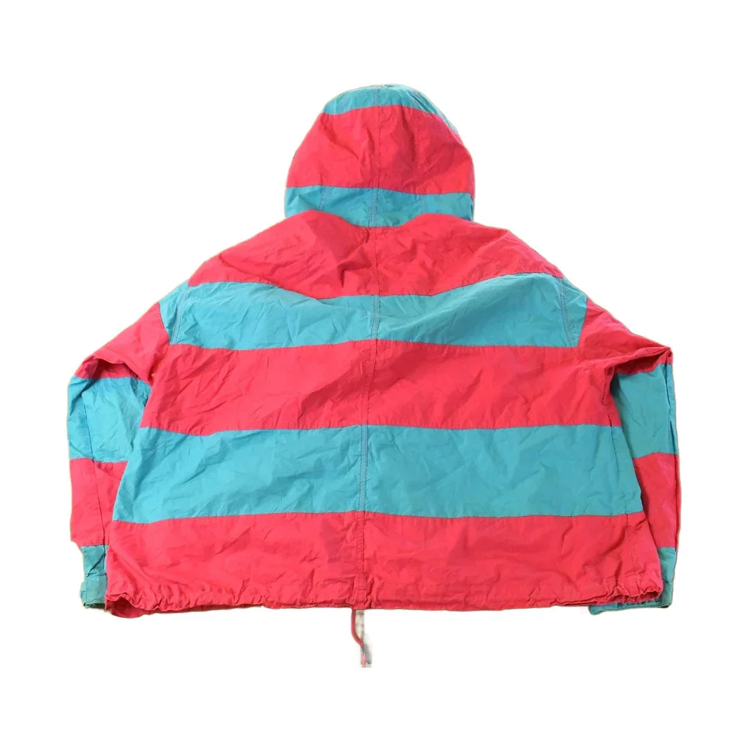 Vintage 1990s Polo Ralph Lauren Border Field Parka Jacket Men's XL / 90s Polo / Full Zip Jacket / Streetwear / Athleisure / Striped Jacket from propervintagecanada