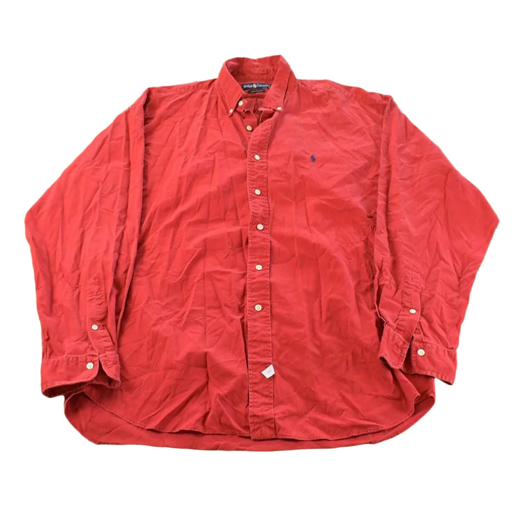 Vintage 1990s Polo Ralph Lauren Button Up Shirt Men's 2XL from propervintagecanada