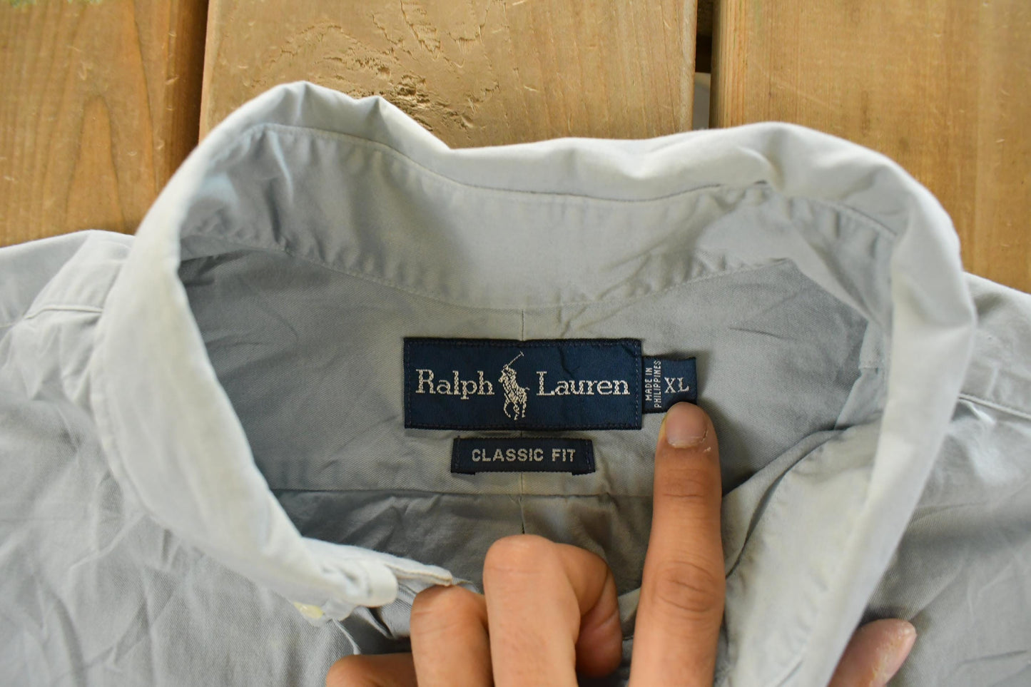 Vintage 1990s Polo Ralph Lauren Button Up Shirt Men's XL from propervintagecanada