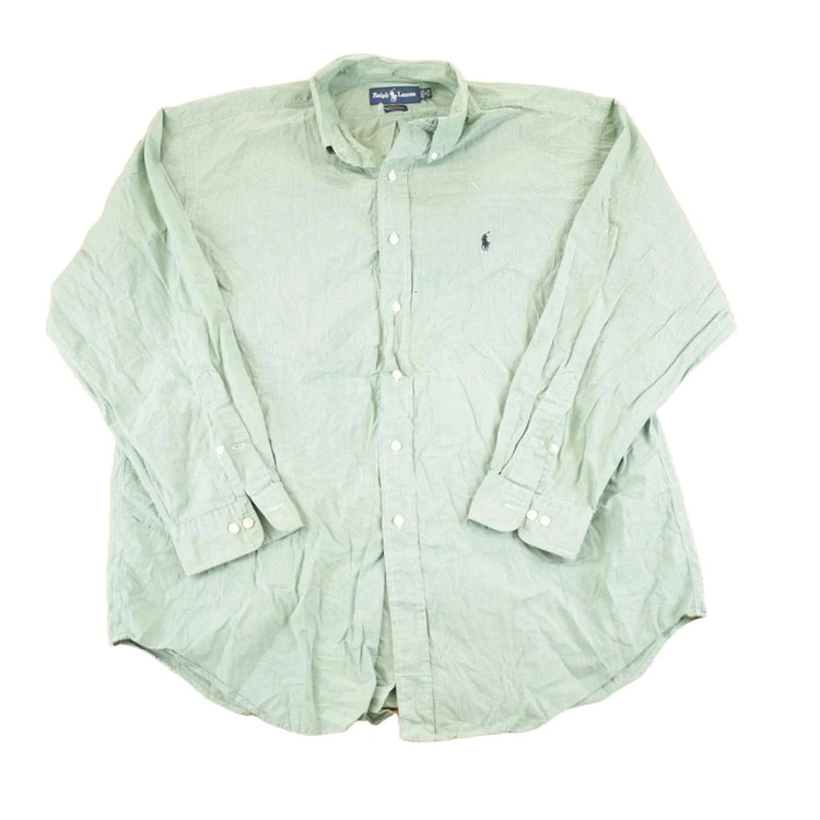 Vintage 1990s Polo Ralph Lauren Button Up Shirt Men's XL from propervintagecanada