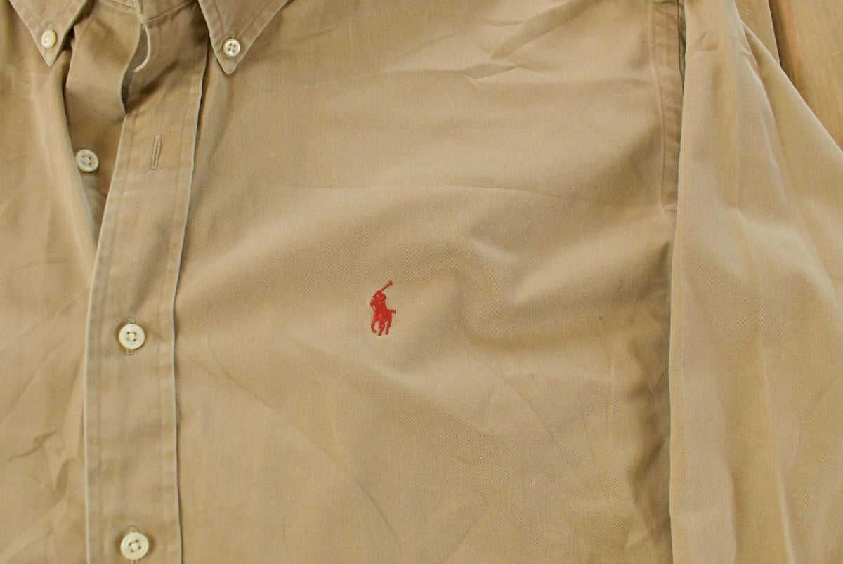 Vintage 1990s Polo Ralph Lauren Button Up Shirt Men's XL from propervintagecanada