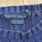 Vintage 1990s Polo Ralph Lauren Cable Knit Cotton Crewneck Sweater Men's S from propervintagecanada