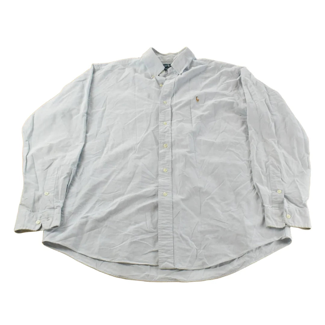 Vintage 1990s Polo Ralph Lauren Chambray Button Up Shirt Men's XL from propervintagecanada