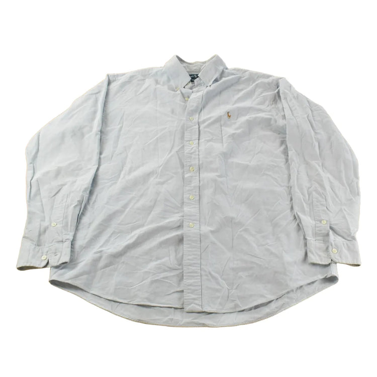 Vintage 1990s Polo Ralph Lauren Chambray Button Up Shirt Men's XL from propervintagecanada