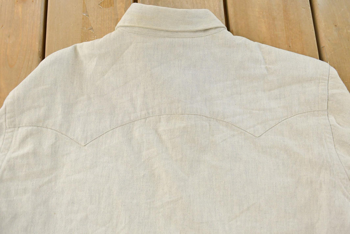Vintage 1990s Polo Ralph Lauren Cowboy Western Pearl Snap Shirt Men's M from propervintagecanada