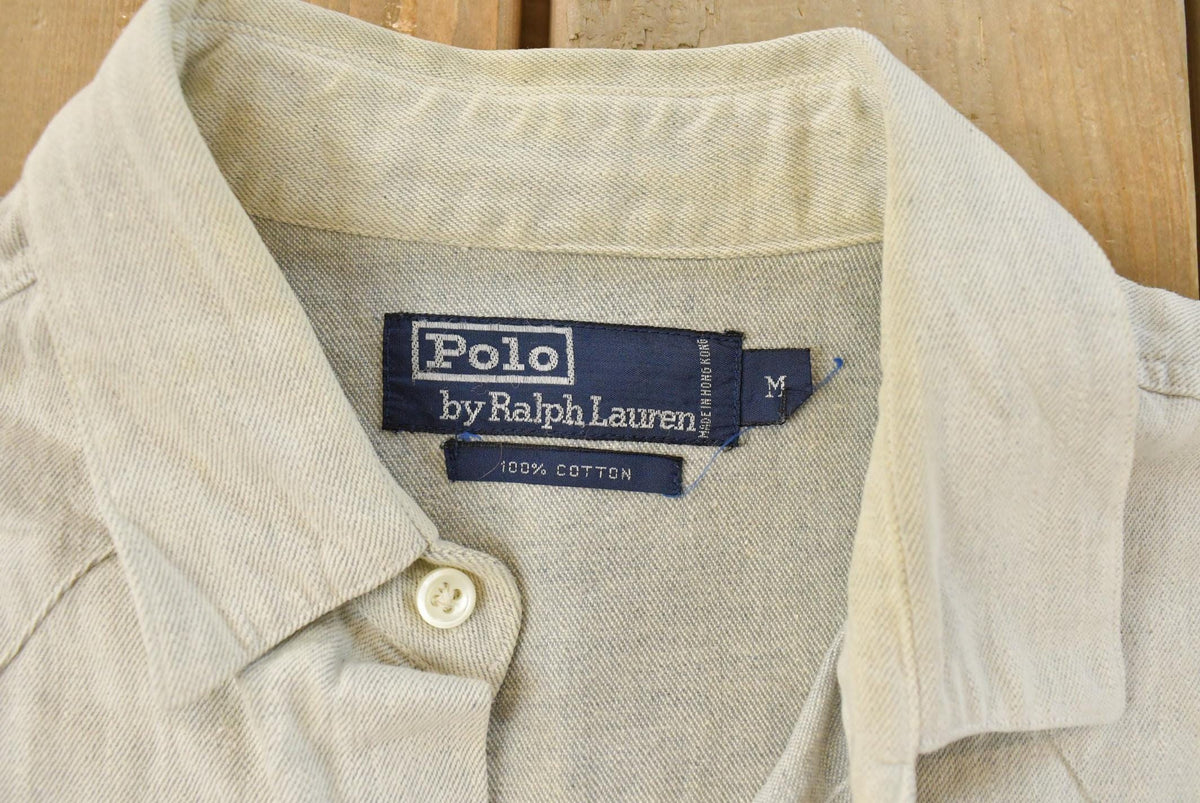 Vintage 1990s Polo Ralph Lauren Cowboy Western Pearl Snap Shirt Men's M from propervintagecanada