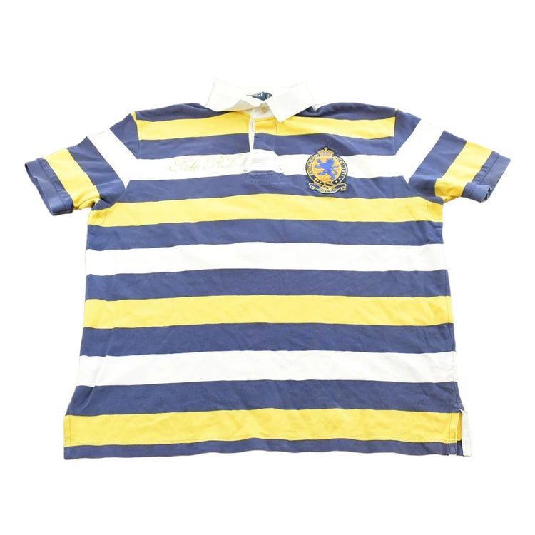 Vintage 1990s Polo Ralph Lauren Embroidered Collared T Shirt Mens XL from propervintagecanada