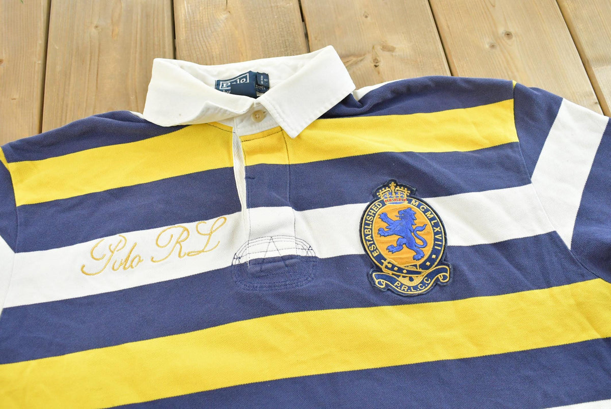 Vintage 1990s Polo Ralph Lauren Embroidered Collared T Shirt Mens XL from propervintagecanada
