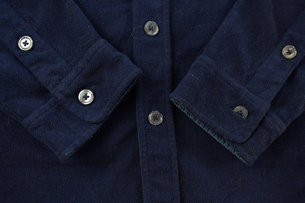 Vintage 1990s Polo Ralph Lauren Fleece Button Up Shirt Men's XL from propervintagecanada
