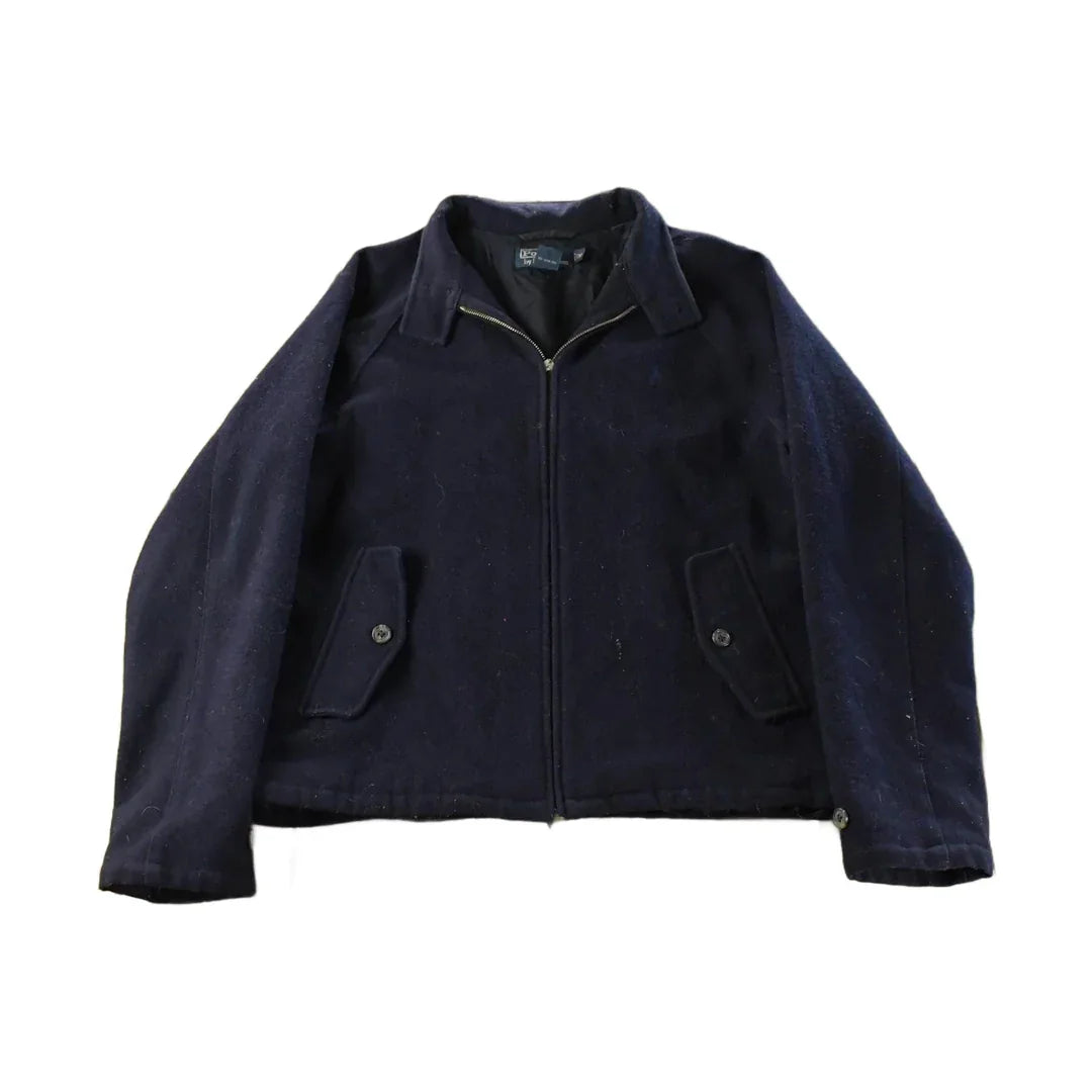 Vintage 1990s Polo Ralph Lauren Full Zip Wool Jacket Men's Medium from propervintagecanada