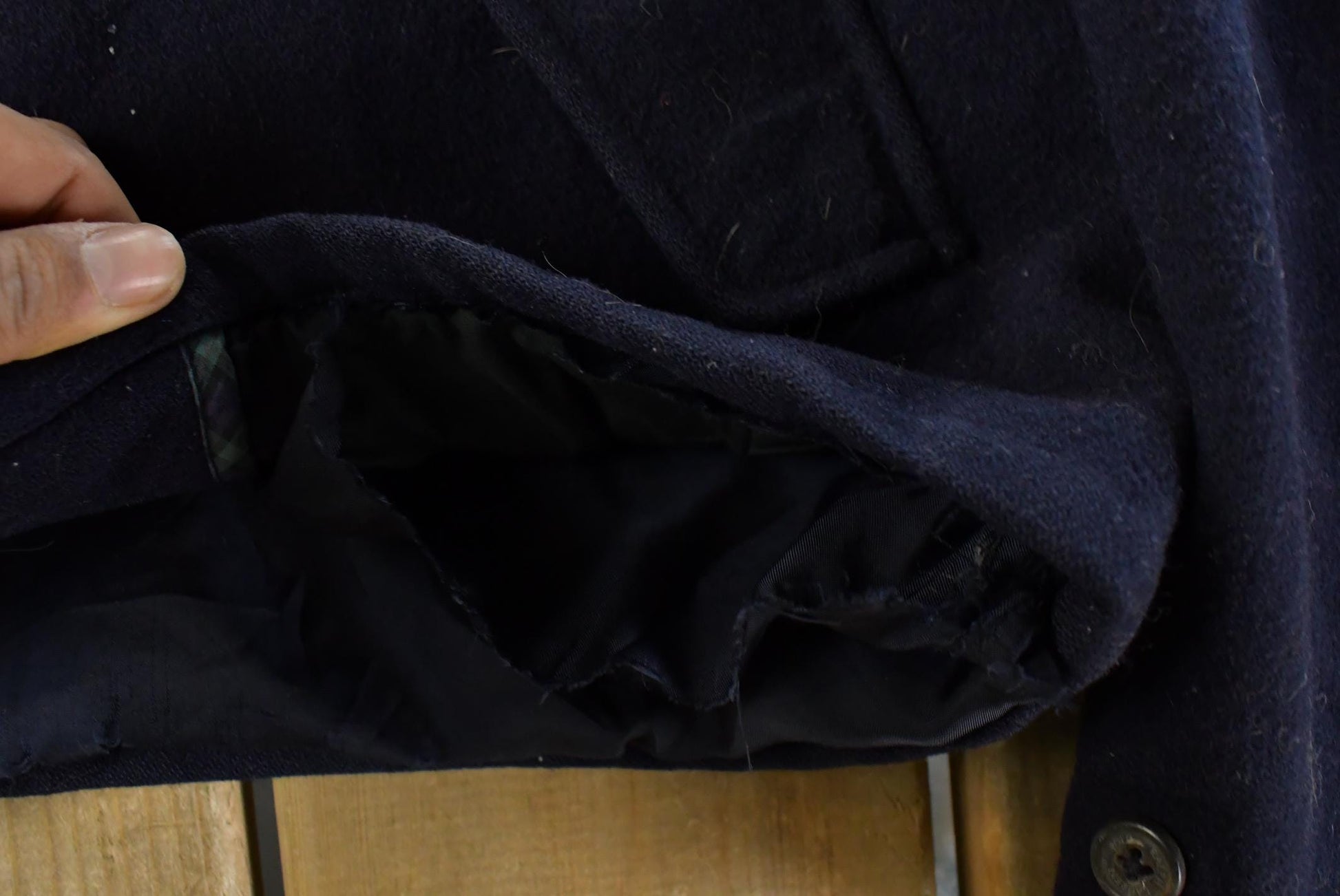 Vintage 1990s Polo Ralph Lauren Full Zip Wool Jacket Men's Medium from propervintagecanada