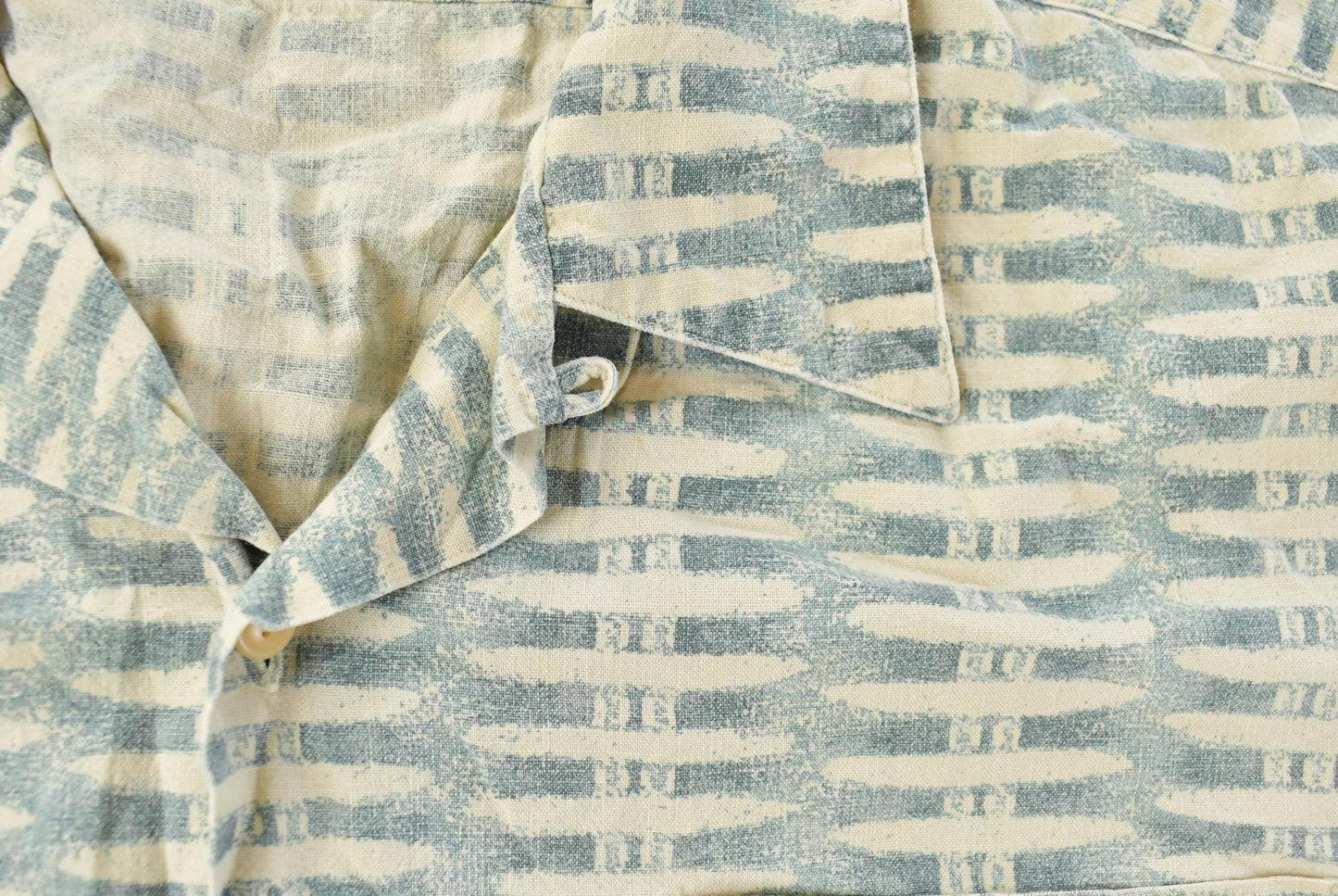 Vintage 1990s Polo Ralph Lauren Geometric Button Up Shirt Men's XL / Short Sleeve / 90s Button Up from propervintagecanada