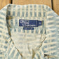 Vintage 1990s Polo Ralph Lauren Geometric Button Up Shirt Men's XL / Short Sleeve / 90s Button Up from propervintagecanada