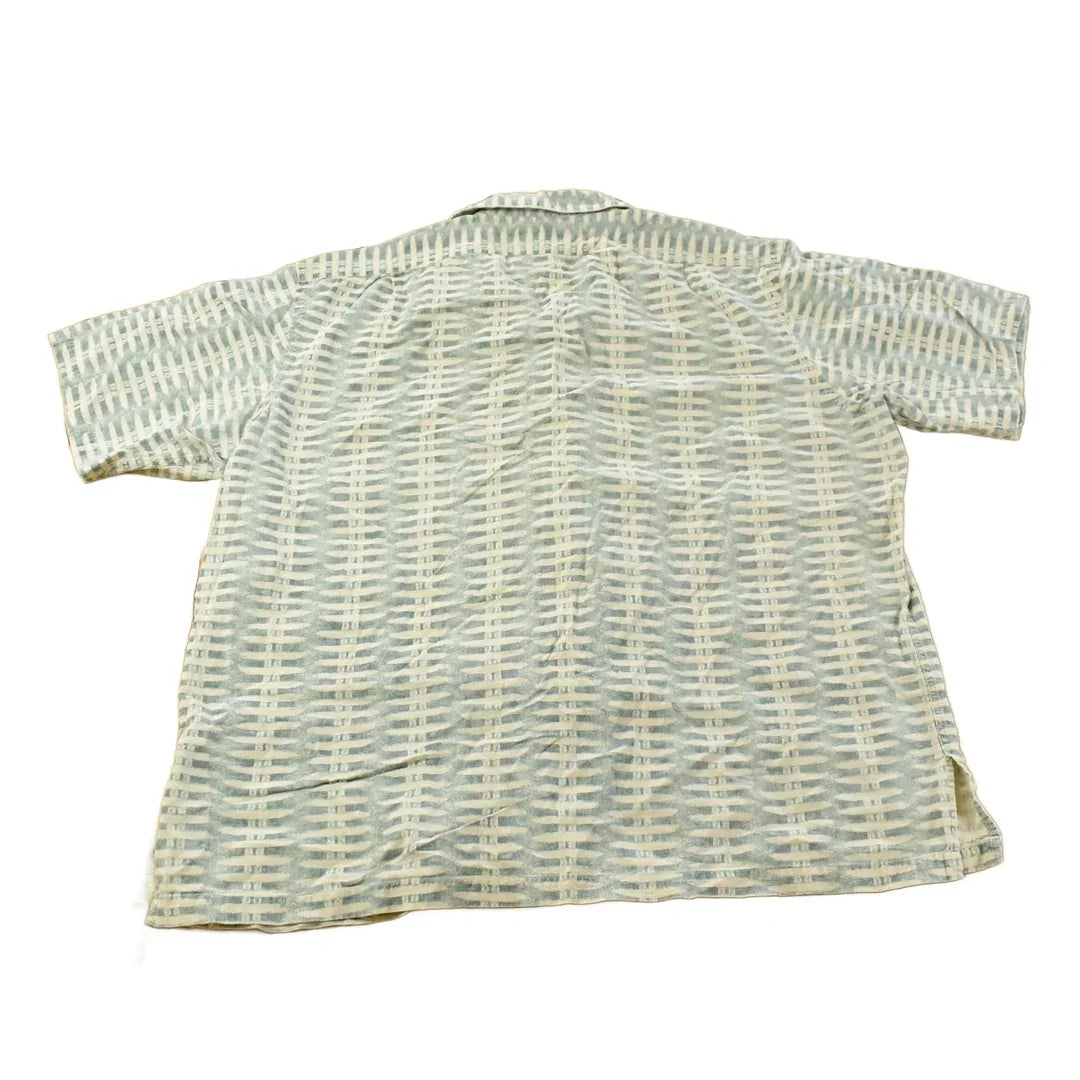 Vintage 1990s Polo Ralph Lauren Geometric Button Up Shirt Men's XL / Short Sleeve / 90s Button Up from propervintagecanada