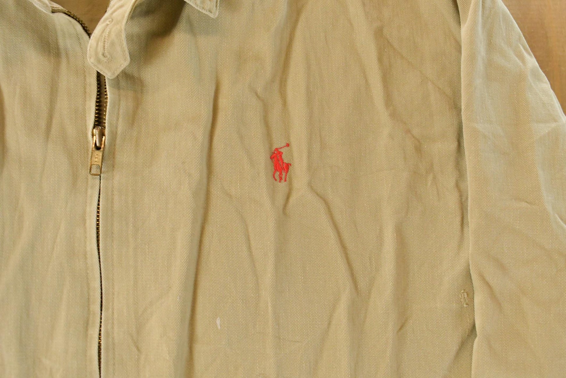Vintage 1990s Polo Ralph Lauren Harrington Jacket Men's Medium / 90s Golf Jacket / Full Zip / Preppy from propervintagecanada