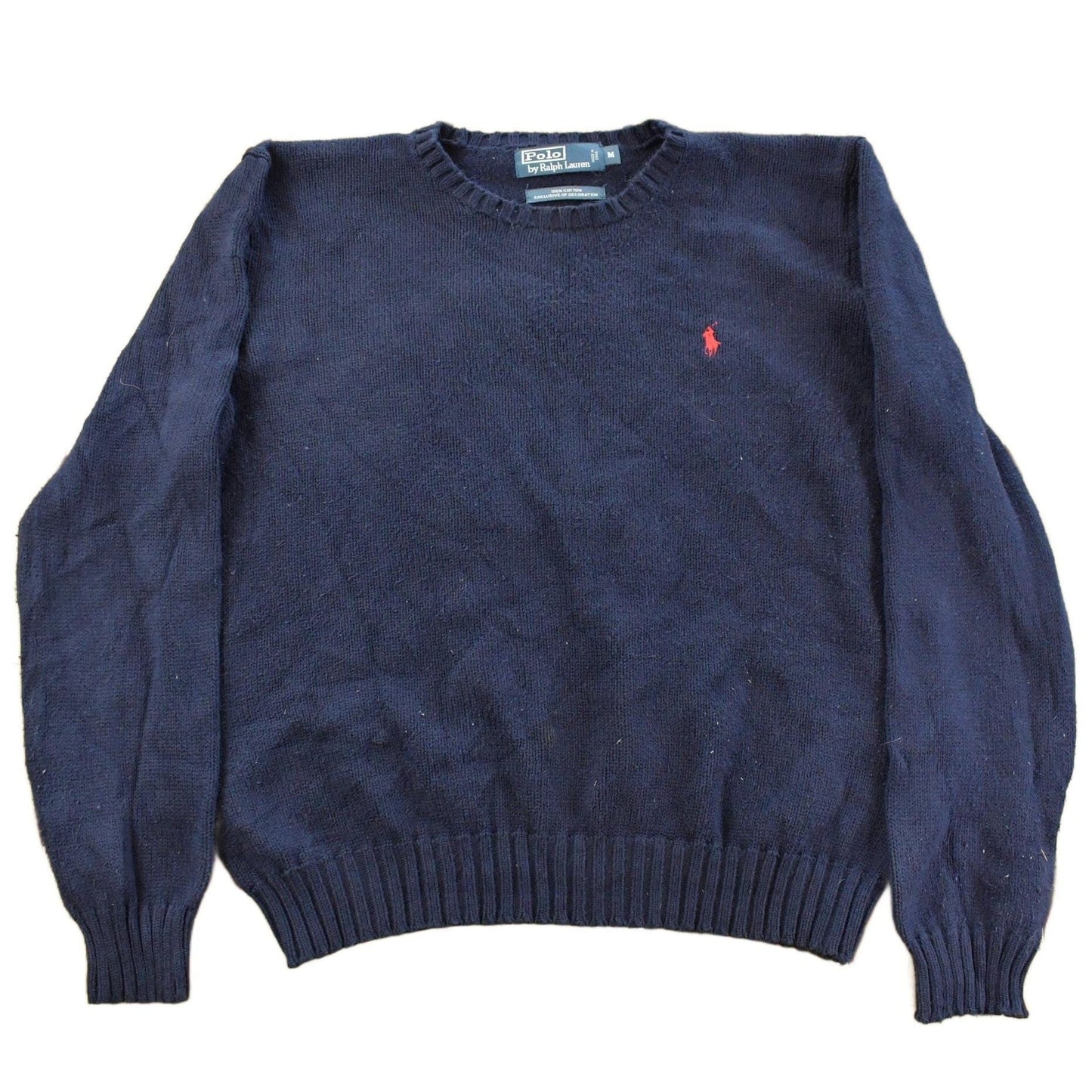 Vintage 1990s Polo Ralph Lauren Knit Crewneck Sweater Men's Medium from propervintagecanada