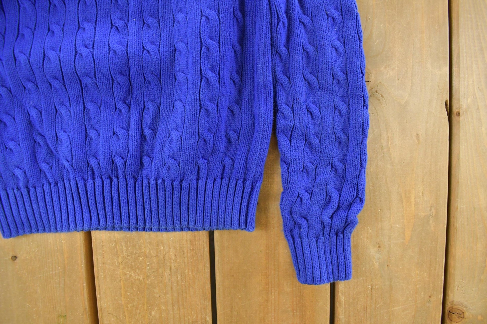 Vintage 1990s Polo Ralph Lauren Knit Sweater Youth Medium Men's Medium from propervintagecanada