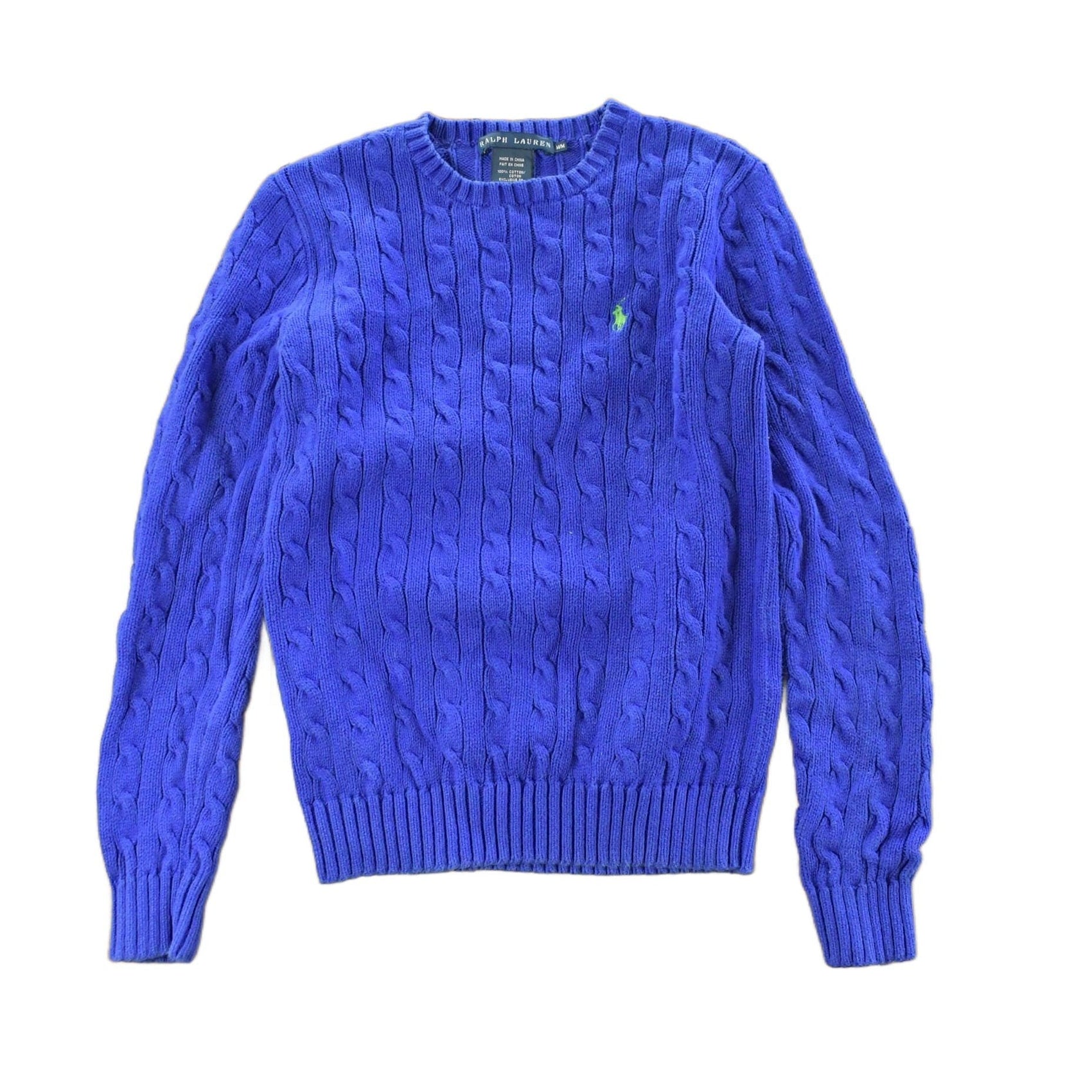 Vintage 1990s Polo Ralph Lauren Knit Sweater Youth Medium Men's Medium from propervintagecanada