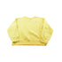 Vintage 1990s Polo Ralph Lauren Logo Yellow Reverse Weave Style Crewneck Sweatshirt Men&