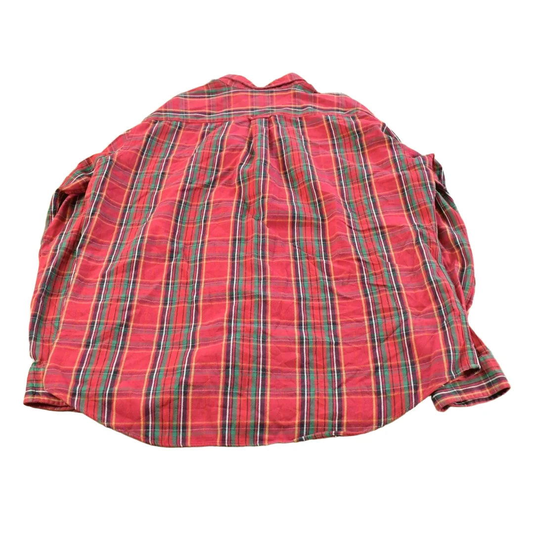 Vintage 1990s Polo Ralph Lauren Plaid Flannel Button Up Shirt Mens XL from propervintagecanada