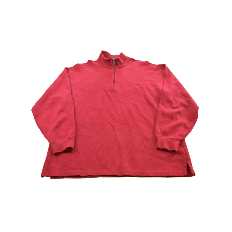 Vintage 1990s Polo Ralph Lauren Pullover Quarter Zip Sweatshirt Men's XL from propervintagecanada