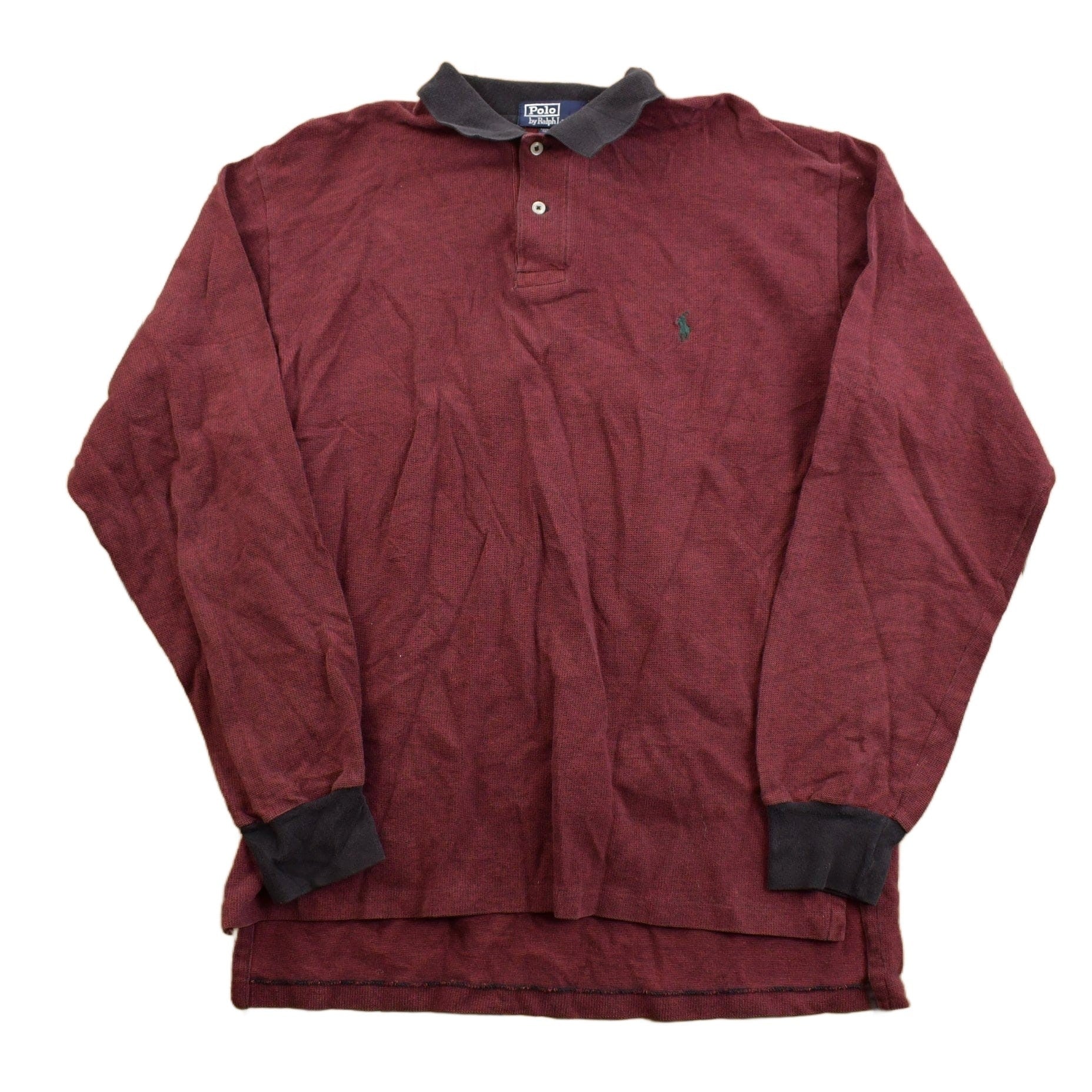 Vintage 1990s Polo Ralph Lauren Rugby Sweatshirt Size L / 90s / Ralph Sweater / Athleisure / Streetwear / Vintage Polo from propervintagecanada
